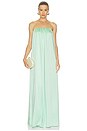 view 1 of 3 Monique Satin Maxi Dress in Spearmint