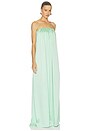view 2 of 3 Monique Satin Maxi Dress in Spearmint