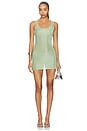 view 1 of 4 Benni Metallic Knit Dress in Sage