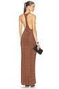 view 3 of 3 MAXIVESTIDO DOVE in Cocoa Brown