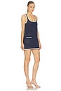 view 2 of 3 BRIANNA ドレス in Navy & Eggshell