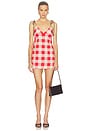 view 1 of 3 Shantie Dress in Geranium Gingham