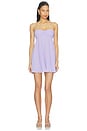 view 2 of 4 ROBE COURTE LILY in Lilac Bloom