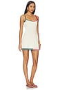 view 2 of 3 Azriel Metallic Knit Mini Dress in Eggshell Varsity