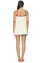view 3 of 3 Azriel Metallic Knit Mini Dress in Eggshell Varsity