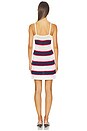 view 3 of 3 MINI VESTIDO PUNTO AZRIEL  in Eggshell Stripe