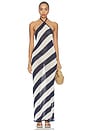 view 1 of 3 MAXI VESTIDO PUNTO DREE in Navy & Eggshell