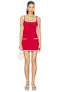 view 1 of 4 ROBE BRIANNA  in Derby Red & Eggshell