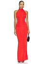 view 1 of 3 Lucky Dress in Scarlet Flame