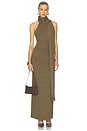view 1 of 4 VESTIDO PUNTO KENNI  in Olivewood