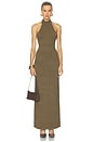 view 2 of 4 VESTIDO PUNTO KENNI  in Olivewood