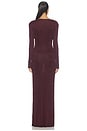 view 4 of 3 ROBE EBONY in Bordeaux