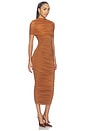view 2 of 3 Roberta Midi Dress in Heritage Tan