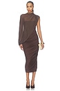 view 1 of 4 Jaia Mesh Dress in Espresso