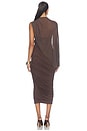view 5 of 4 Jaia Mesh Dress in Espresso
