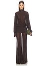 view 1 of 3 Swan Maxi Dress in Espresso
