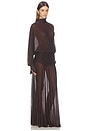 view 2 of 3 Swan Maxi Dress in Espresso