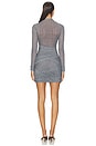 view 4 of 4 Moxey Ruched Mini Dress in Glen Check