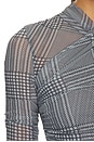 view 5 of 4 Moxey Ruched Mini Dress in Glen Check