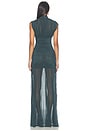 view 4 of 3 Irit Mesh Dress in Evergreen
