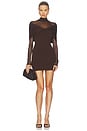 view 1 of 3 Raegan Dress in Espresso