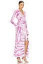 view 2 of 3 Gloria Cardigan Dress in White Pink Swirl Td