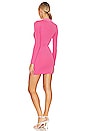 view 3 of 4 Marley Mini Dress in Pink Two Tone