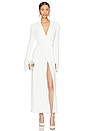 view 1 of 4 VESTIDO DE PUNTO VIRGINIA in White