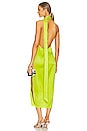 view 1 of 4 Marissa Silk Dress in Neon Lime