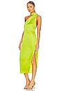 view 4 of 4 Marissa Silk Dress in Neon Lime