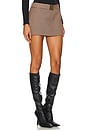 view 2 of 6 Myna Tailored Mini Skort in Camel Houndstooth