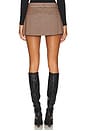 view 4 of 6 Myna Tailored Mini Skort in Camel Houndstooth