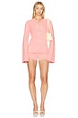 view 5 of 6 Messa Knit Short in Peach Pink