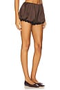 view 2 of 6 Misha Short in Slate Brown & Black Lace