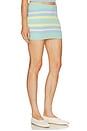 view 2 of 6 JUPE-SHORT EN MAILLE KIAN in Pastel Stripe