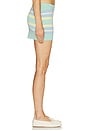 view 3 of 6 JUPE-SHORT EN MAILLE KIAN in Pastel Stripe
