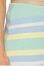 view 6 of 6 JUPE-SHORT EN MAILLE KIAN in Pastel Stripe