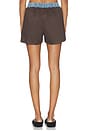 view 4 of 6 Tama Poplin Short in Bosun Brown