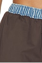 view 6 of 6 Tama Poplin Short in Bosun Brown