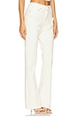 view 2 of 6 Dahlia Frayed Bootcut Jeans in Eggshell
