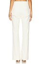 view 4 of 6 Dahlia Frayed Bootcut Jeans in Eggshell