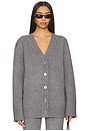 view 1 of 4 Denise Cardigan in Medium Grey