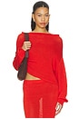 view 1 of 5 JERSEY SERAFINA in Scarlet Flame