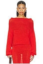 view 2 of 5 JERSEY SERAFINA in Scarlet Flame