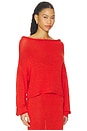 view 3 of 5 JERSEY SERAFINA in Scarlet Flame