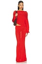 view 5 of 5 JERSEY SERAFINA in Scarlet Flame