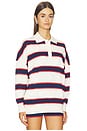 view 2 of 4 JERSEY TABY  in Eggshell	Stripe
