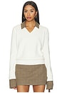 view 1 of 6 Maia Knit Sweater in Eggshell