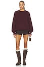 view 5 of 4 Amal Sweater in Bordeaux