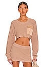 view 1 of 4 Cropped Devin Sweater in Natural